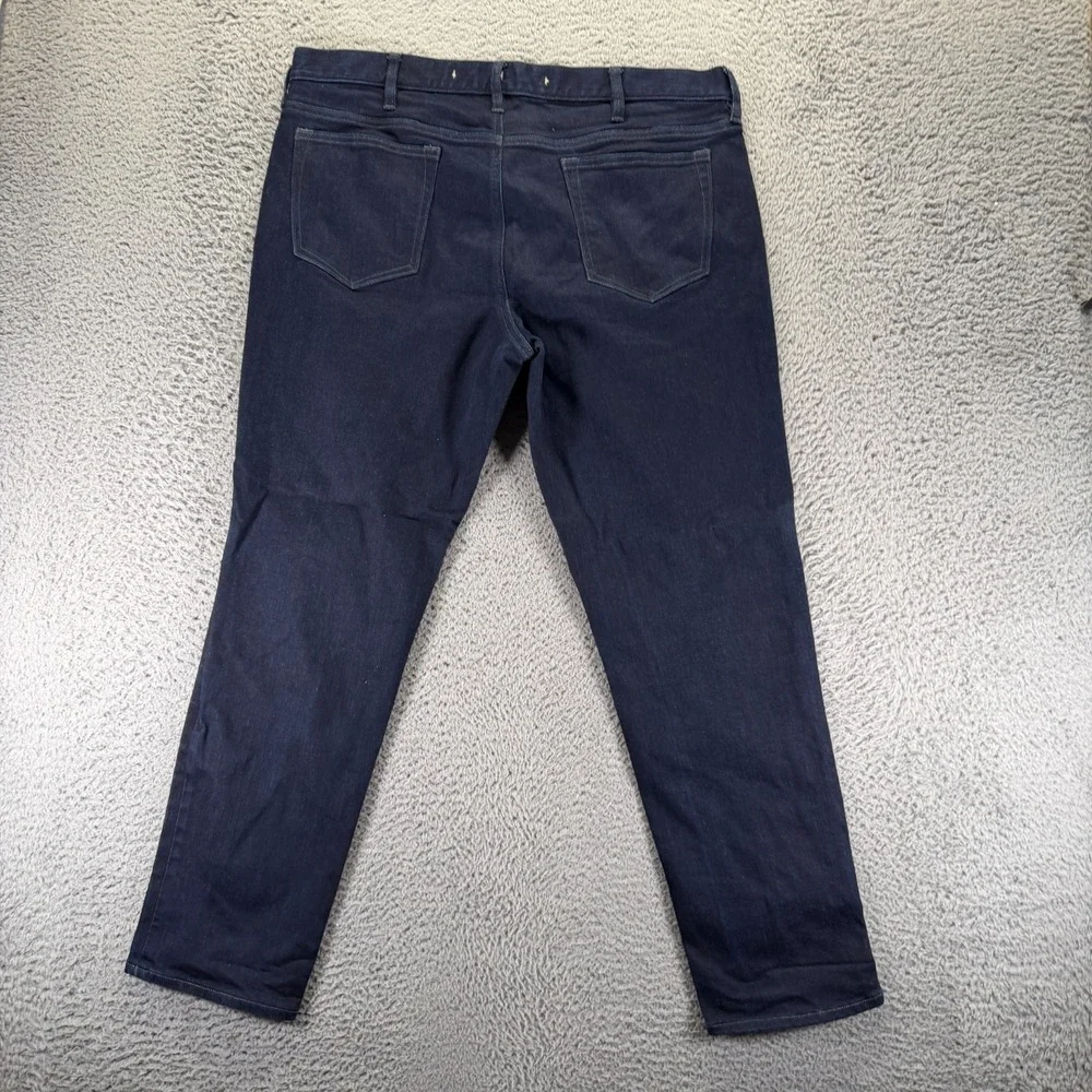 Banana Republic Jeans Mens 40x32‎ Blue Cotton Denim Tapered Leg Workwear Stretch